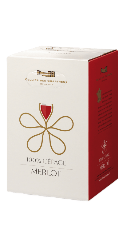 BIB Merlot Chartreux Rouge 5 L