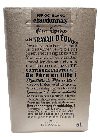 BIB Mon Histoire Clavel Blanc 5 L