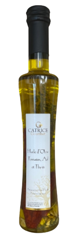 Huile d'Olive Tomate/Ail/Thym 20 cl
