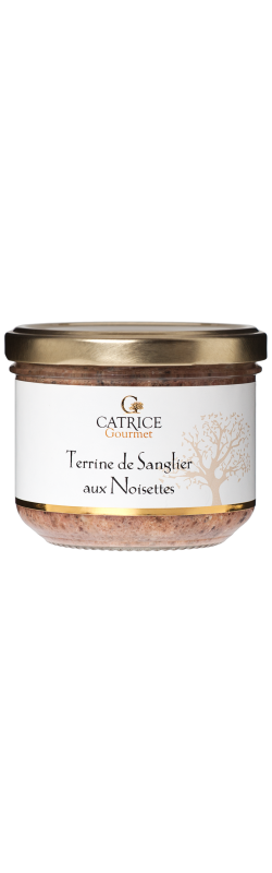 Terrine de Sanglier aux Noisettes 200 gr
