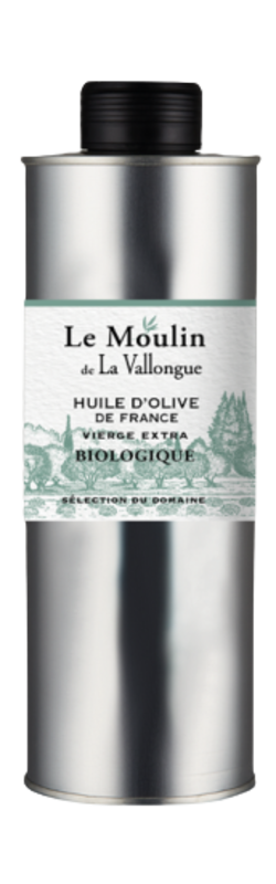 Huile d'olive Moulin La Vallongue Extra Vierge Bio 25 cl