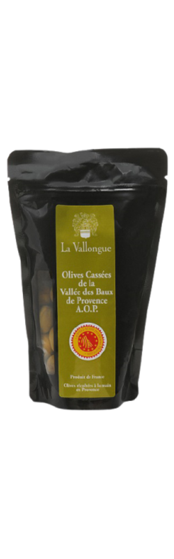 Olives Vertes La Vallongue 120 gr