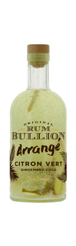 Rhum Bullion Arrangé Citron Vert Gingembre Coco