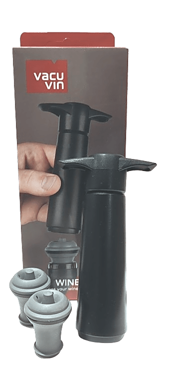 Giftpack 1 Pompe + 2 Bouchons Vacuvin